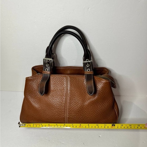 Dooney & Bourke All Weather Pebbled Leather Purse 3 section Bag - Picture 2 of 14